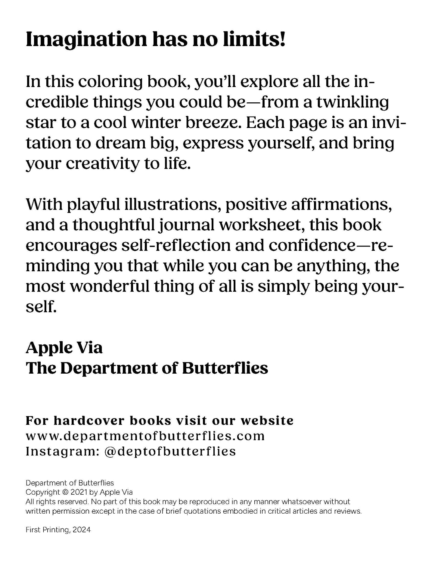 I Could Be: A Printable Coloring Book for Self-Confidence & Potential